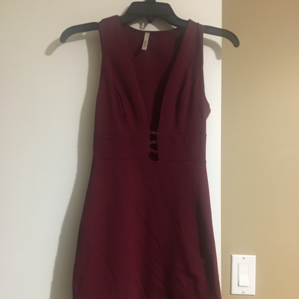 Maroon Party Dress